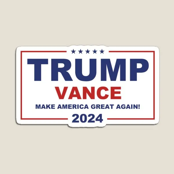 Trump Vance 2024 магнит Сделай Америку великого агая детский дом для органайзера на