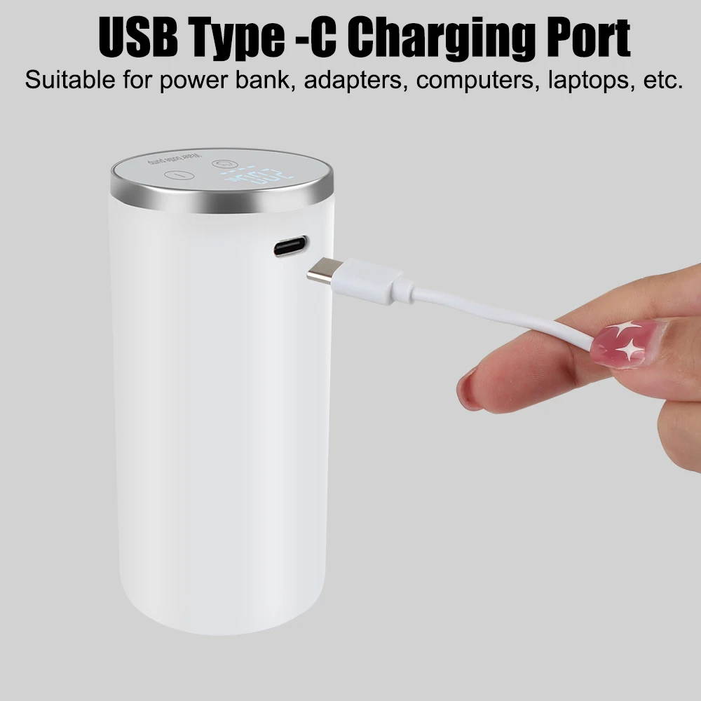 NICEYARD USB перезаряжаемая автоматическая складная силиконовая бутылка для воды