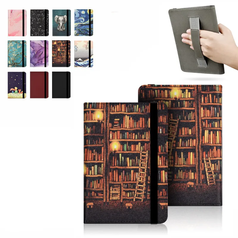 

Cute Case for Onyx Boox Vasco Da Gama 2 3 6" James Cook 2 6'' Tolino Shine 4 2022 6 Inch EBook Reader Universal HandStrap Cover