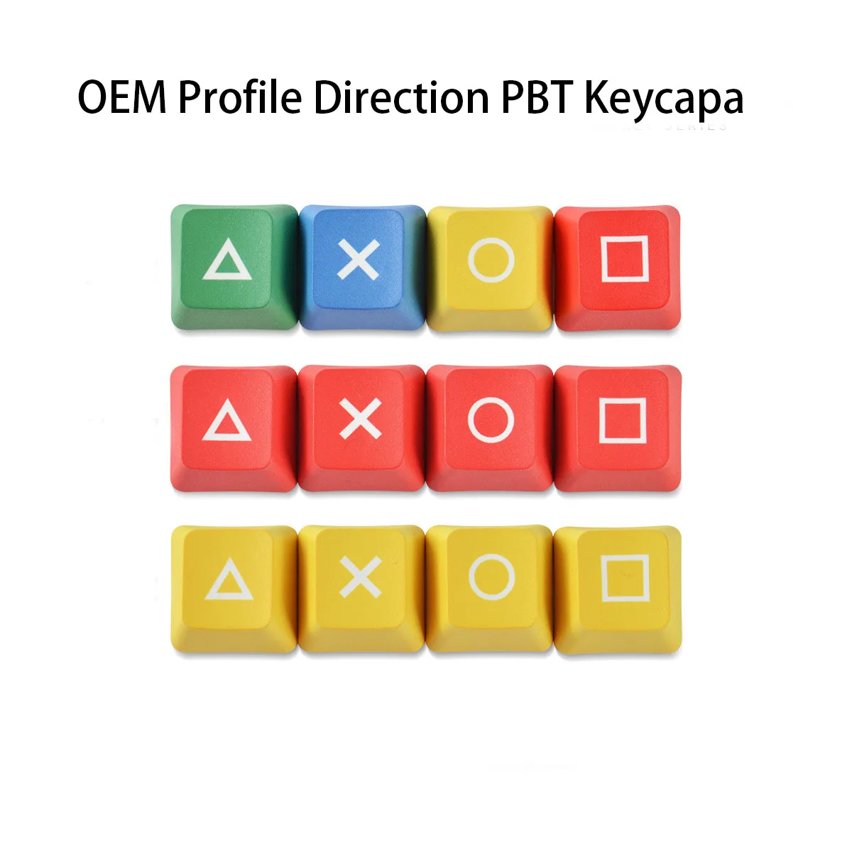 

OEM Profile PBT Direction Arrows Keycaps For Gaming Mechanical Keyboard Cherry MX switches DYE Sublimation Key Caps custom DIY