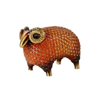 service fast delivery sheep model retro nostalgic metal decor luxury decorations for living room decorations metal crafts