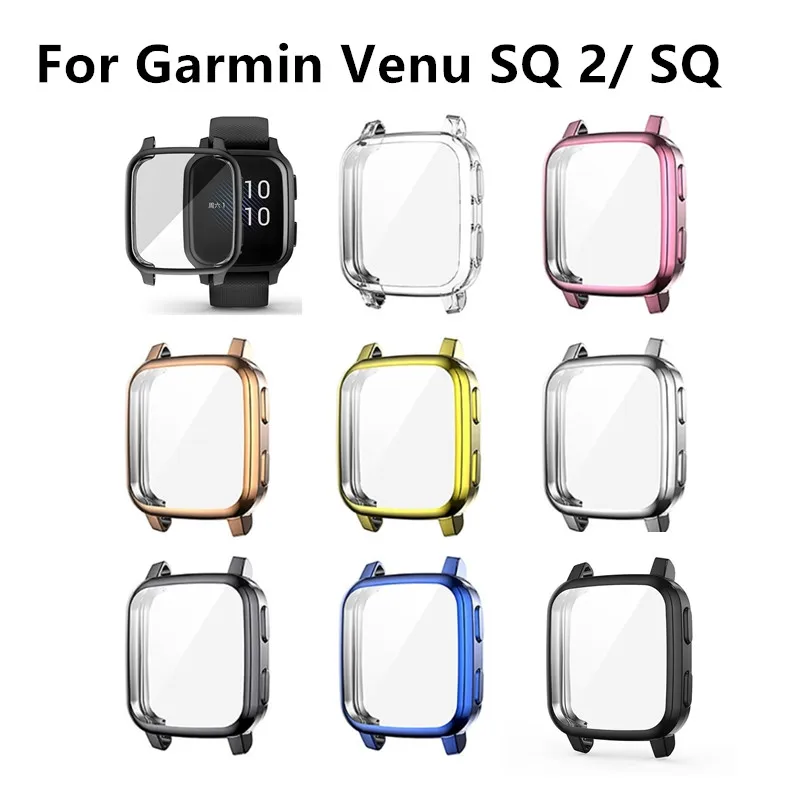 

Защитный чехол для смарт-часов Garmin CAME SQ 2 SQ, мягкий чехол из ТПУ с покрытием, защитный чехол на весь экран для смарт-часов Garmin CAME SQ 2, чехол