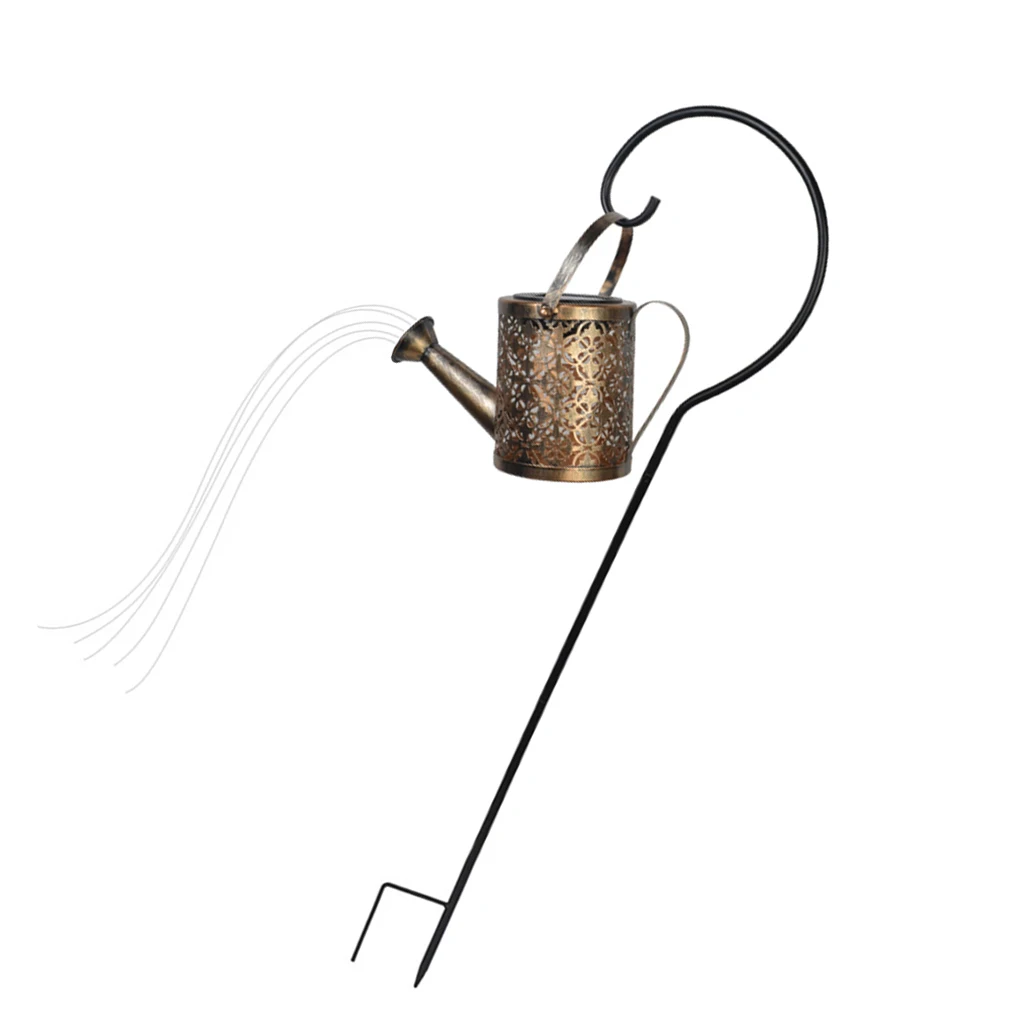 

Светодиодная лампа для полива сада на солнечной батаресветодиодный, уличное украшение для двора, сада, патио, Сказочная Декоративная гирля...