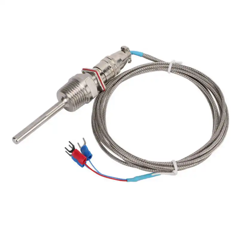 

Temperature Sensor PT100 Stainless Steel Temperature Probe with High Accuracy and Quick Response Temperature Sensor for Industry