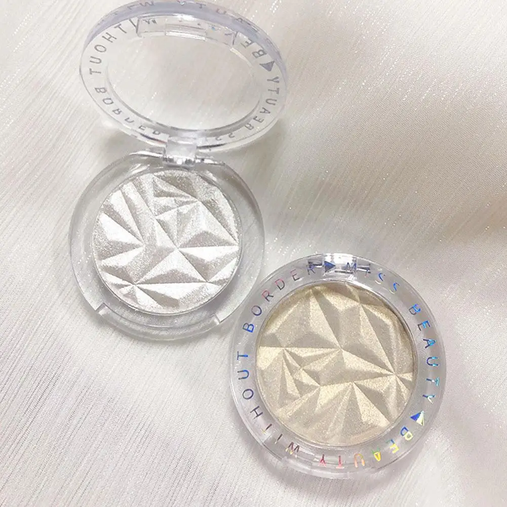 

3 Colors Highlighter Powder Palette Glitter Diamond Shimmer Highlighter Face Contour Cosmetics Waterproof Lasting Face Makeup