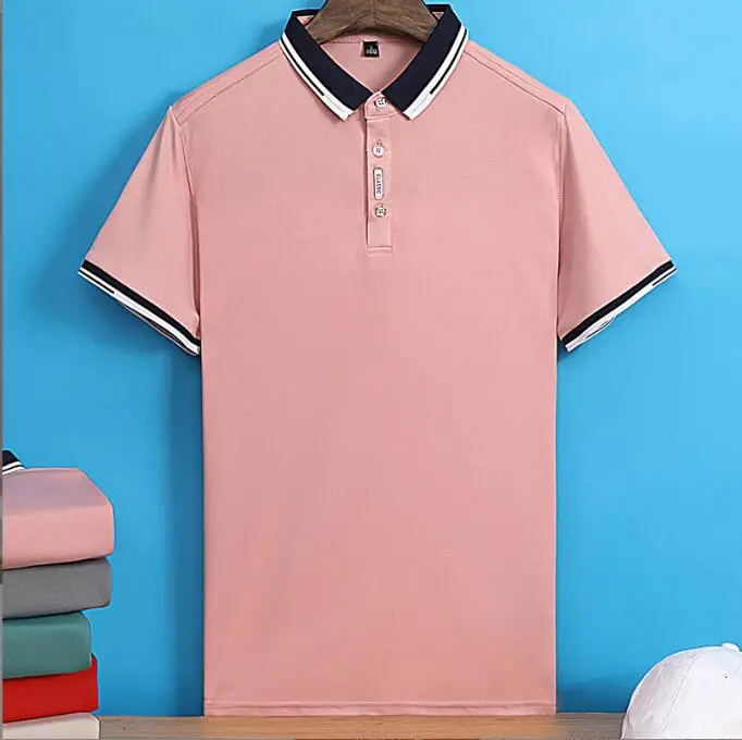

2022 Summer short Sleeve Polo Shirt men fashion casual Slim business men clothing