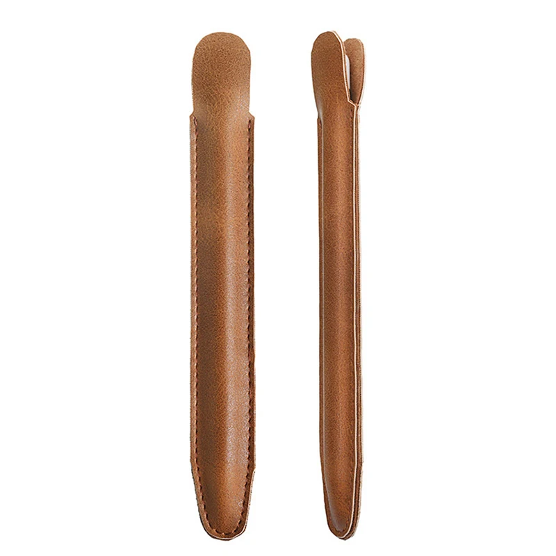 

Case Holder for Pencil 1st and 2nd Generation, Leather Carrying Case for Stylus Pencil, Pencil Protective Sleeve, Black, Brown