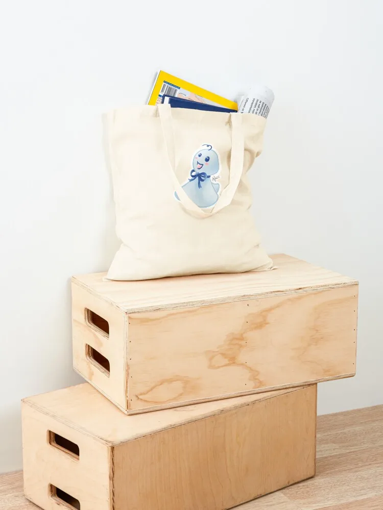 Teru teru bozu синяя большая сумка Happy Женская сумка-шоппер Холщовая на заказ