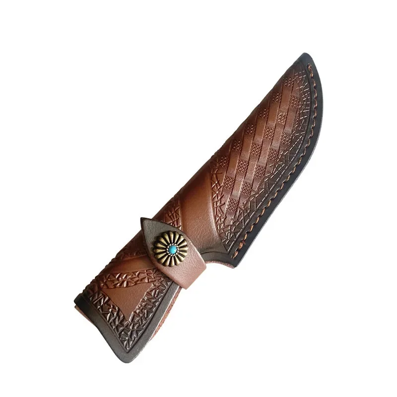 Чехол для ножа из натуральной кожи улицы портативный нож фруктов самообороны