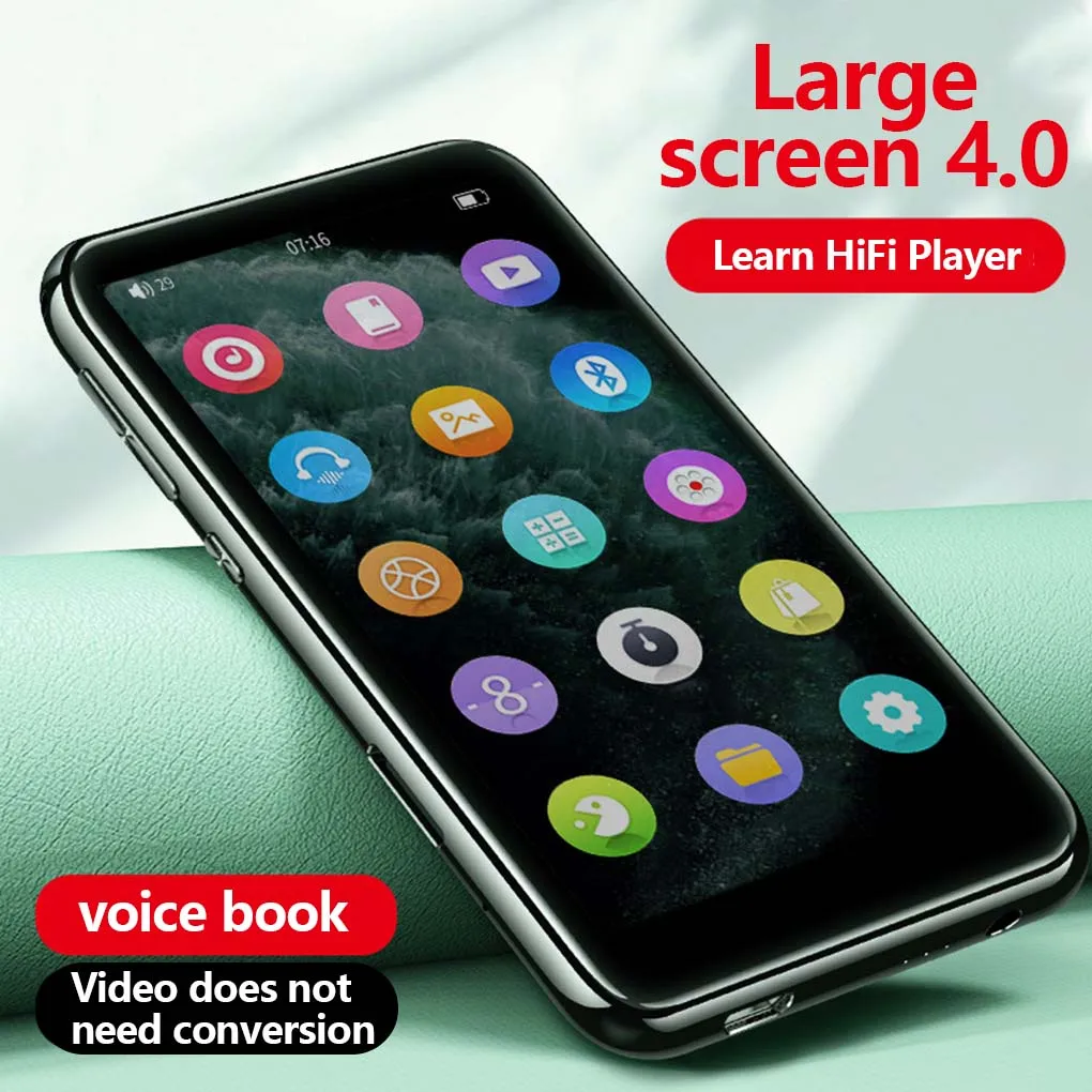 

Touch Screen Bluetooth-compatible 5 0 MP5 Player Dictionary Book Reader Radio Music Players Recorder Birthday Gift 16G