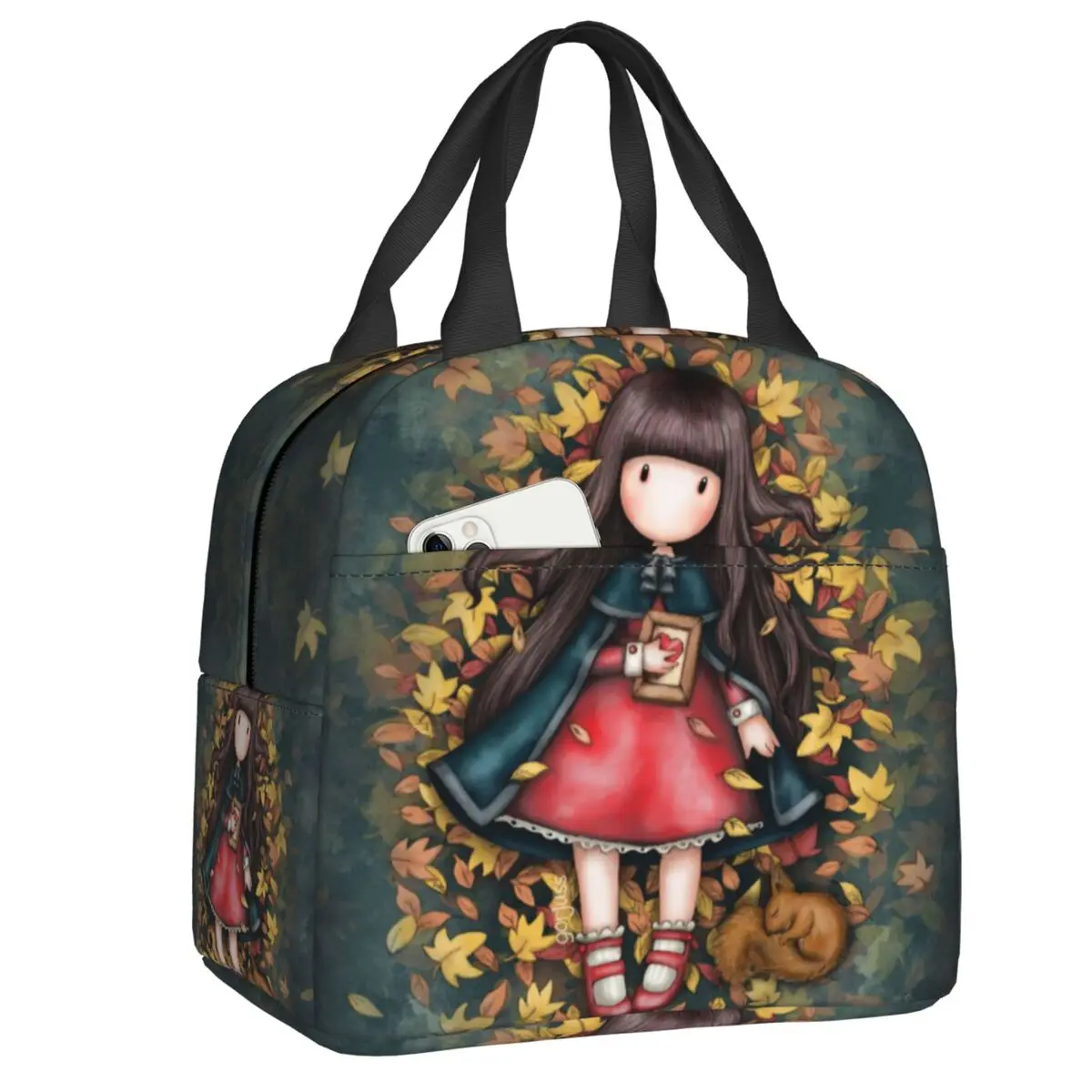

Santoro Gorjuss Star Lunch Box for Women Leakproof Anime Girl Cooler Thermal Food Insulated Lunch Bag School Children Student