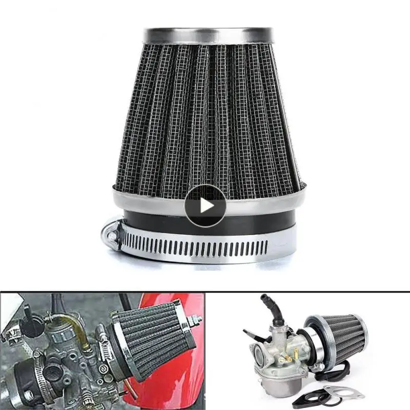 

Dropshipping High Performance Racing Universal Motorcycle ATV Air Filter 60mm Air Intake Filter Height Flow Cone Cold Air Intake