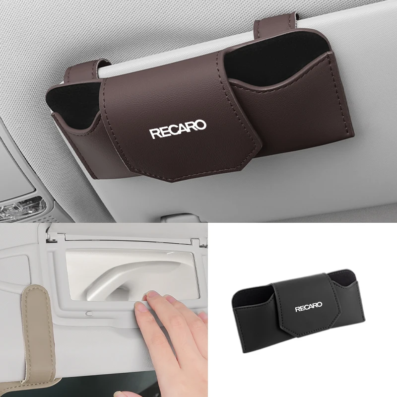 Автомобильный футляр для хранения солнцезащитных очков держатель-органайзер