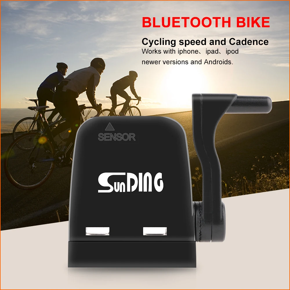 

Sunding Bluetooth 4.0 Cycling Wireless Cadence Sensor Bike Speedometer Bicycle Computer MTB Cycling with APP For Smart Phone 515