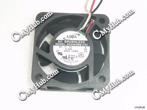 Для ADDA AD0405MB-C53 S DC5V 0 35A 4020 4 см 40 мм 40X40X20 3-контактный охлаждающий вентилятор