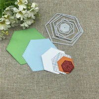 7pcs square lace edge metal cutting die keychain shaker heart paper key chain scrapbook paper craft card punch art knife cutter