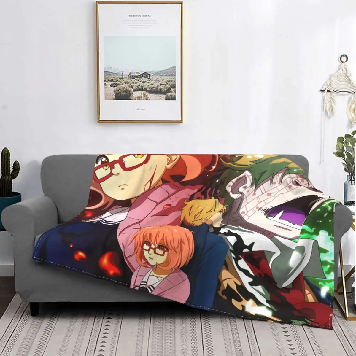 

Наполовину-демон за границей одеяло флисовое всесезонное милое тонкое покрывало для дивана покрывало