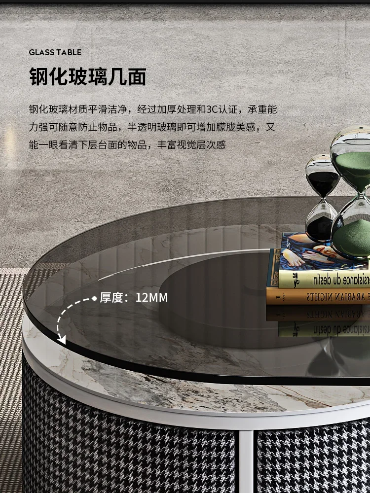 Итальянский журнальный столик легкий экстравагантный современный простой