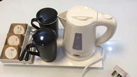 360 degree rotation hotel plastic electric kettle trayhotel kettle tray set
