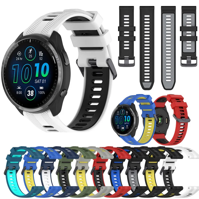 

22MM Silicone Straps For Garmin Forerunner 965 955 945 935 Easyfit Wristband Garmin Fenix5 plus/Fenix6 GPS Smartwatch Bracelet