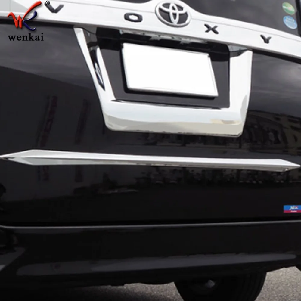 Накладка на заднюю дверь внешние аксессуары из нержавеющей стали для Toyota Voxy Noah 80