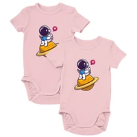 exquisite astronaut planet cartoon graphics baby romper cute fashion infant bodysuits casual short sleeved toddler jumpsuit