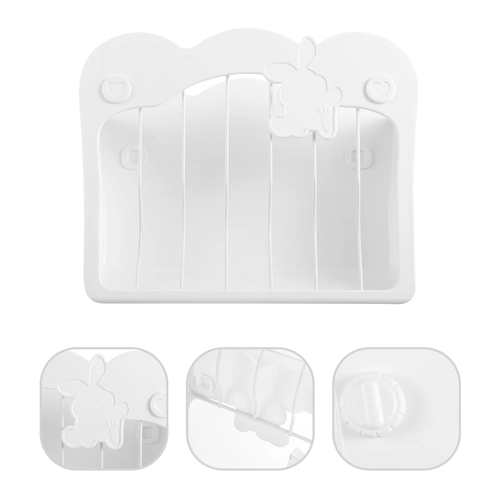 

Rabbit Hay Feeder Plastic Pet Food Holder Bunny Hay Feeder Hanging Hay Container