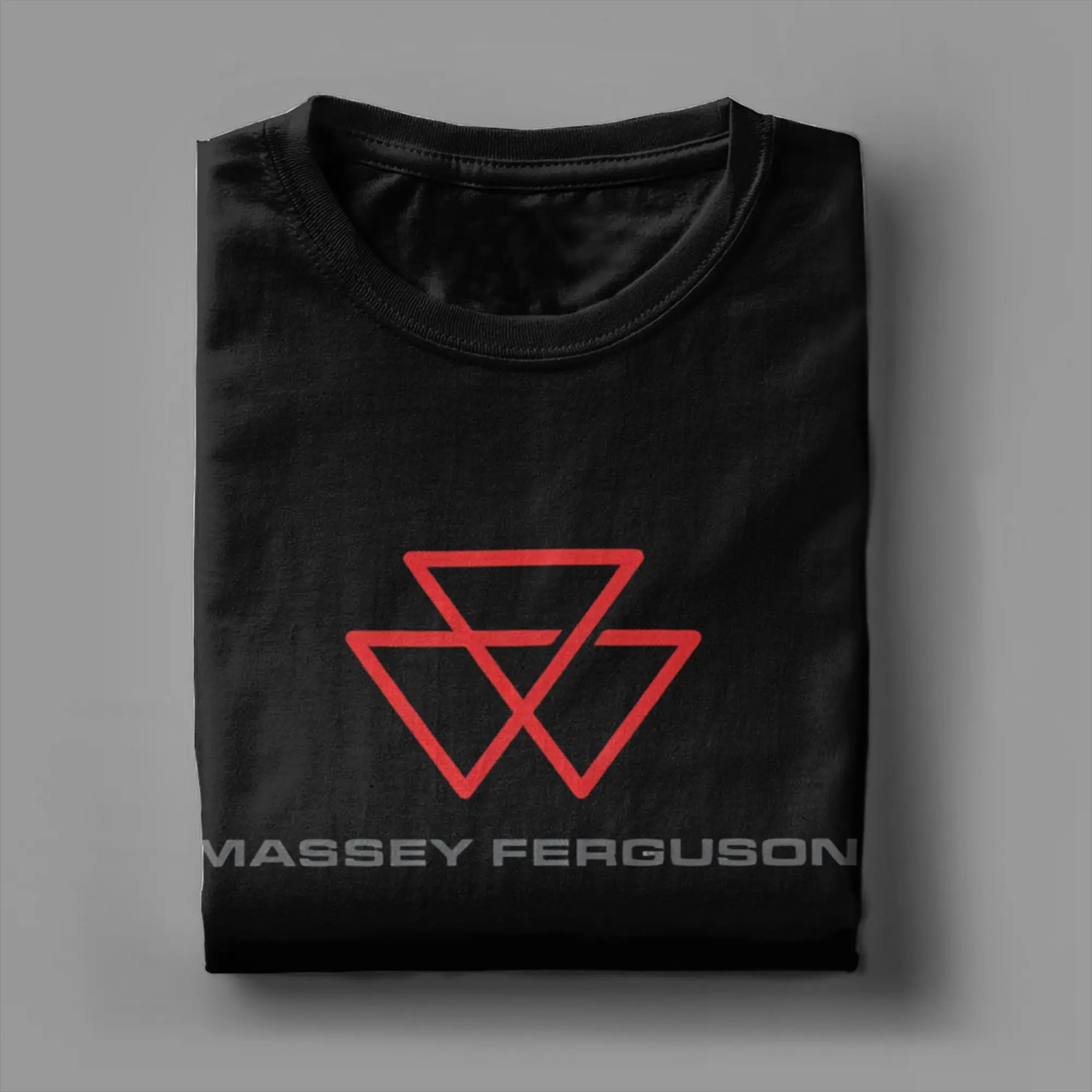 Фото Футболка Labor Novelty из 100% хлопка, футболки Massey Ferguson для мужчин №3