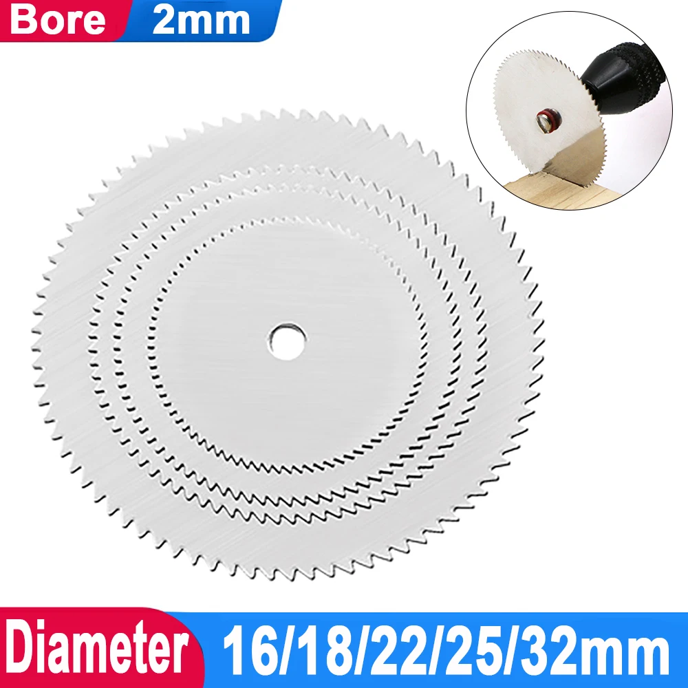

10Pcs/set Stainless Steel Slice Mini Circular Saw Blade Set with 1 Mandrel for Dremel Rotary Electric Tools Wood Cutting Discs