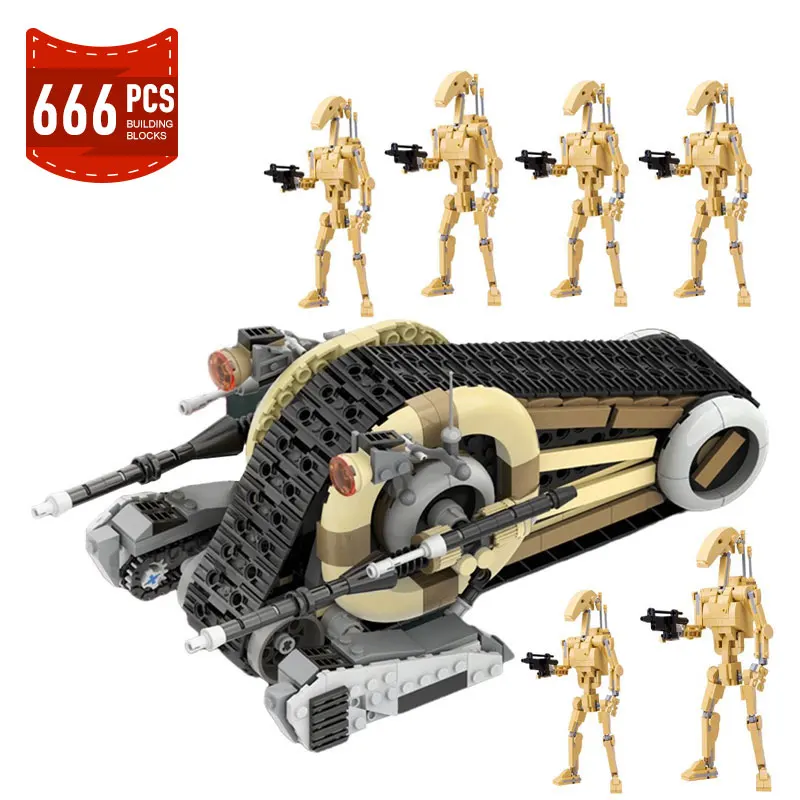 

Строительные блоки Moc Space, боевой танк с вышивкой, экшн-фигурки, солдаты, оружие, кирпичи, игрушки для детей, подарки