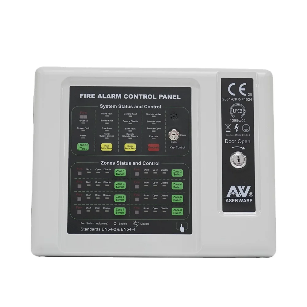 

Asenware Fire . system 2 zone Conventional fire . Control panel
