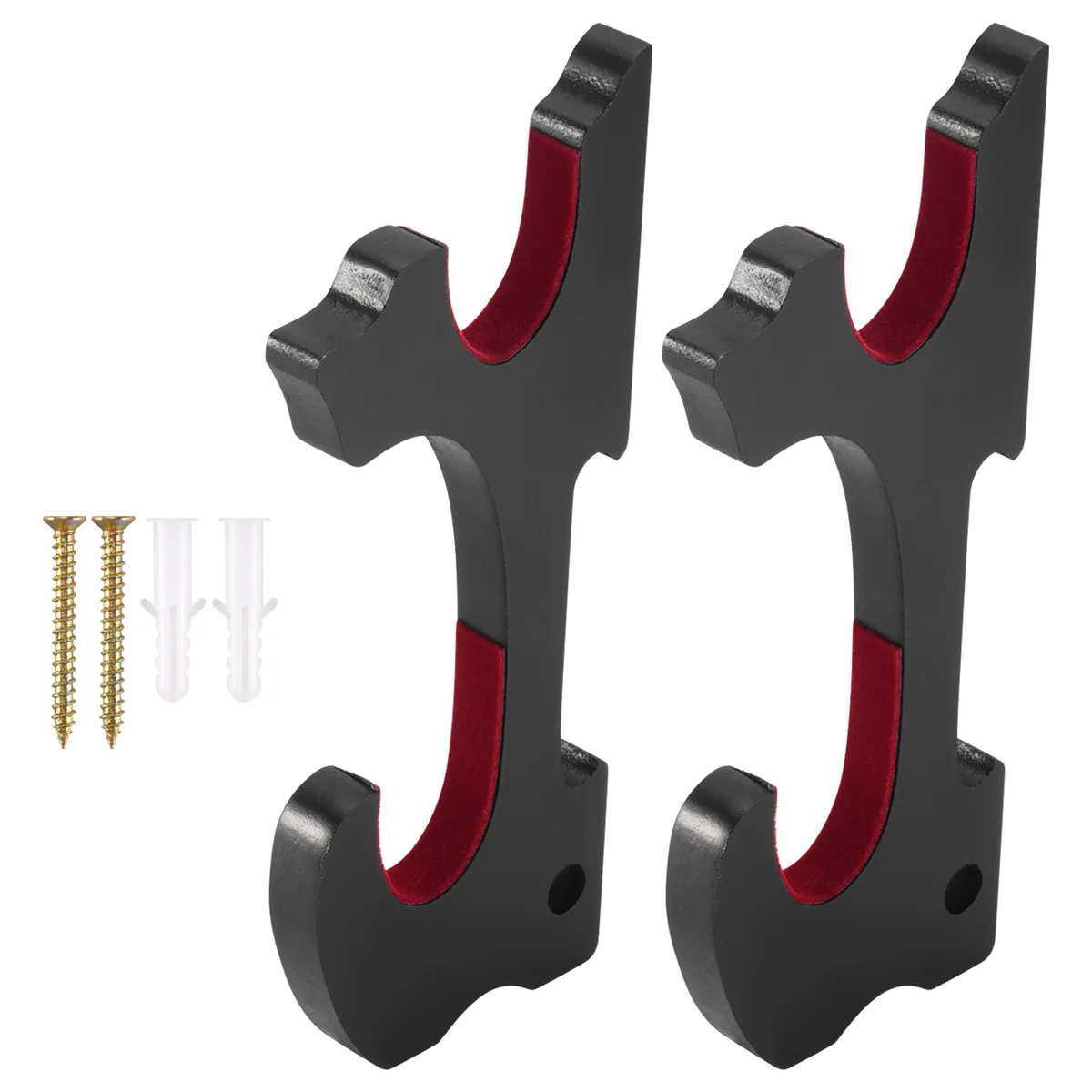 Настенное крепление для меча 2/комплект 1-уровневый мягкий крючок держатель