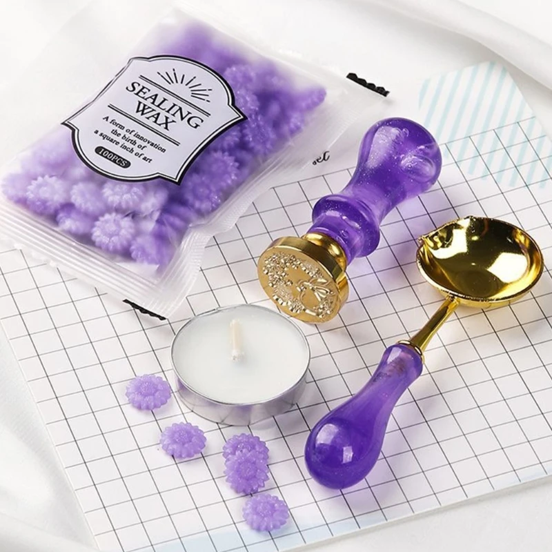 Набор штампов с сургучной печатью лаковая печь сургучная печать плавильная