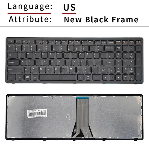 Оригинальная американская русская клавиатура для ноутбука Lenovo IdeaPad G500S S500 G505S Z501 S510P Z505 Z510 Flex 15/15D S500T S500C G500H