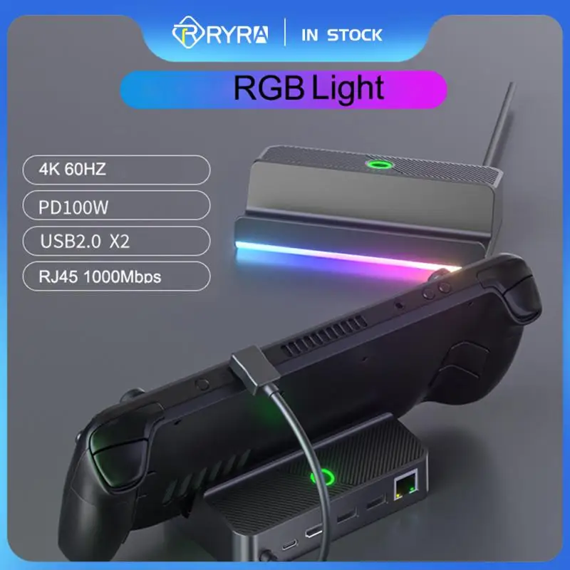 

Док-станция RYRA RGB для паровой колоды, 5 в 1, 4K 60 Гц, HDMI, 1000 м