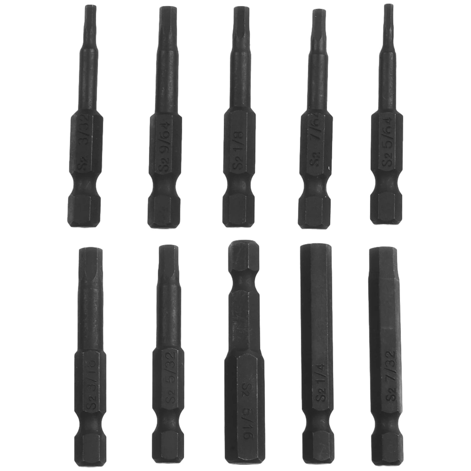 Набор сверл для шестигранных отверток сплав 5/32 дюйма 5/64 50 мм 7/32 7/64 9/64 1/4 с