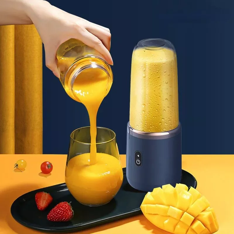 

NEW 2023 Portable Juicers Double Cups Juicer USB Fruit Blender Mini Orange Squeezer Auger Juicer Kitchen Home Appliance