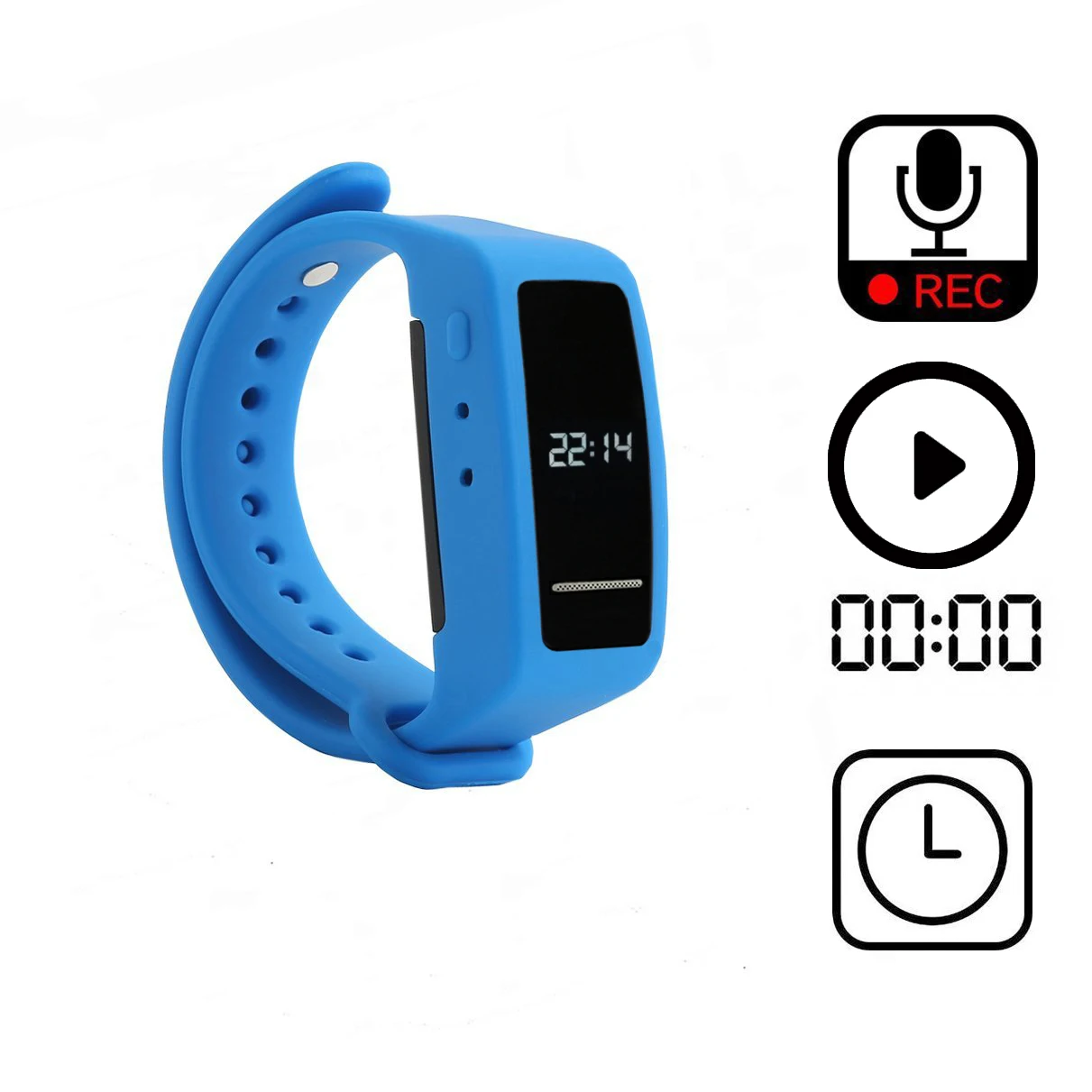 Stereo Audio Recording Smart Bracelet Watch Mp3 Player