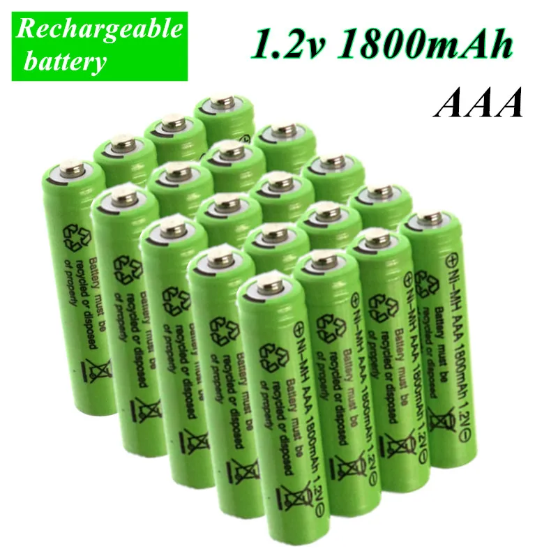 

Free shopping+brand new AAA rechargeable battery NIMH 1.2V 100% AAA 1800 MAH 1.2V rechargeable 2A battery