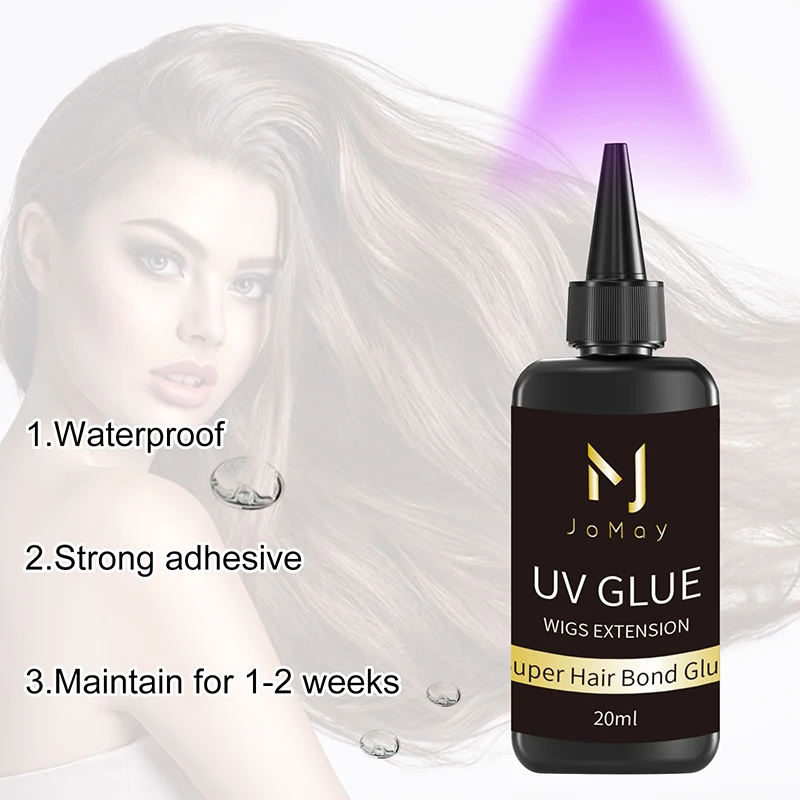 Набор УФ-клея для наращивания волос JOMAY аксессуары удаления с искусственных 30 мл