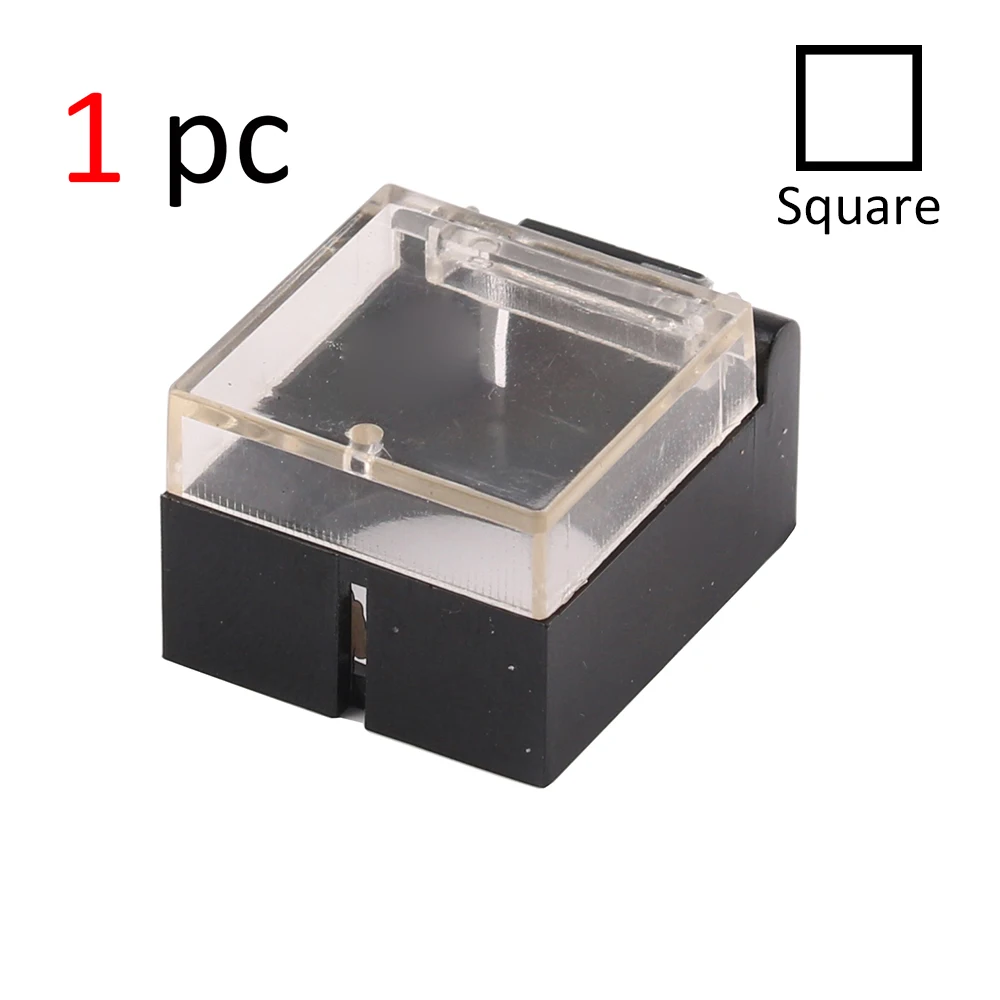 

1/5/10 шт. пластиковый прозрачный защитный чехол прямоугольный квадратный чехол для кнопочных переключателей