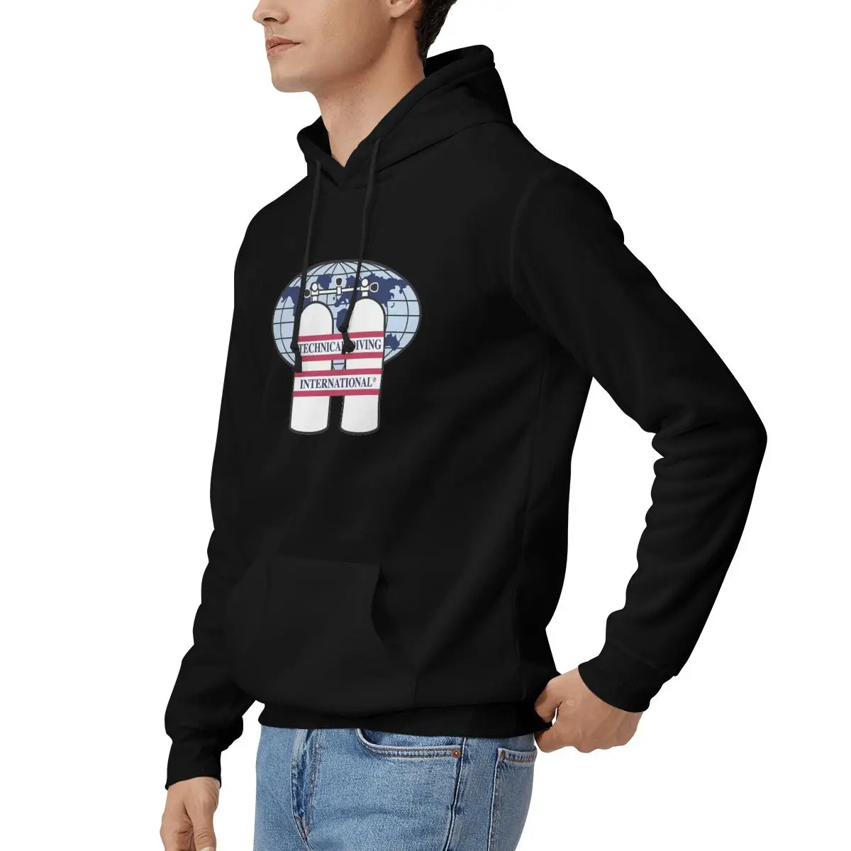 Толстовки с капюшоном для подводного плавания International (SDI) мужчин и женщин