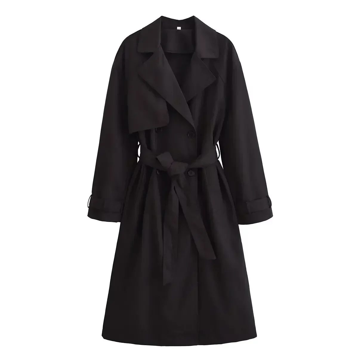 Женское новое модное украшение на пояс повседневное двубортное ветровка с