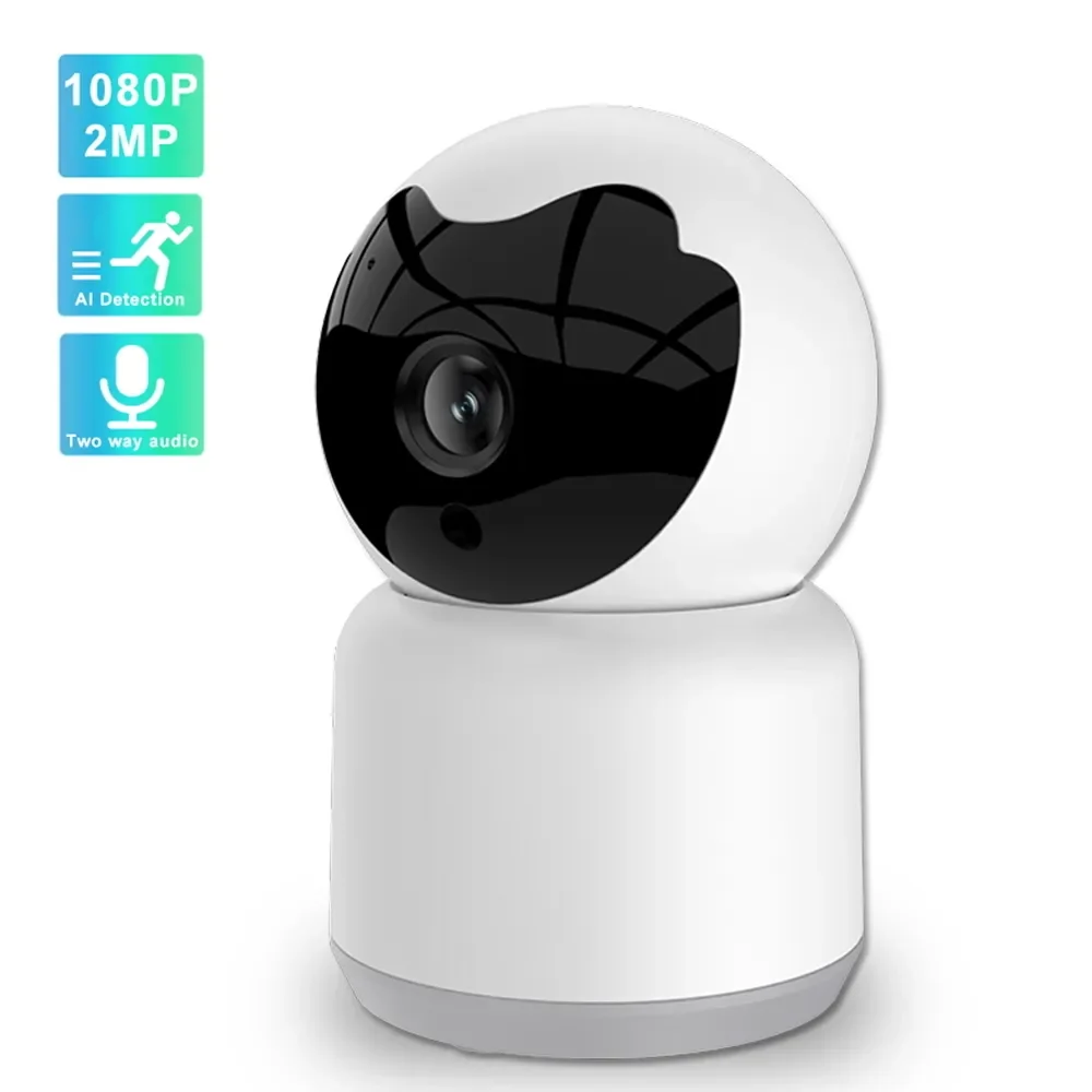 

NEW2023 IP Camera 1080P 2MP Surveillance Cameras with Wifi IR Night Vision Auto Track Two Way Audio Wireless Home Security Camer
