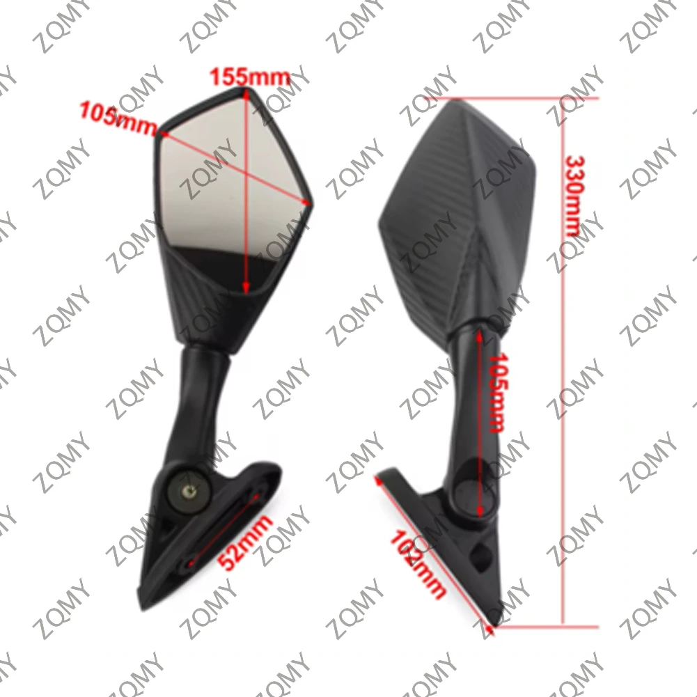 Мотоциклетные складные боковые зеркала заднего вида для Yamaha YZF R3 R25 2015 2016 2017