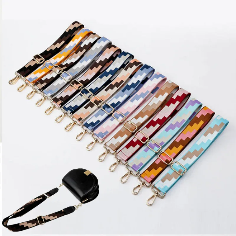 

Ремешок для сумки через плечо, Аксессуары для ремня, женские Наплечные ручки «сделай сам», Регулируемый блок цветов, вешалка для ремня сумоч...