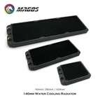 Тонкий радиатор для водяного охлаждения ПК, 27 мм, медный, 140 мм, 280 мм, 420 мм, для 140 мм кулера, сделай сам, чехол для компьютера, жидкий, Холодный ряд