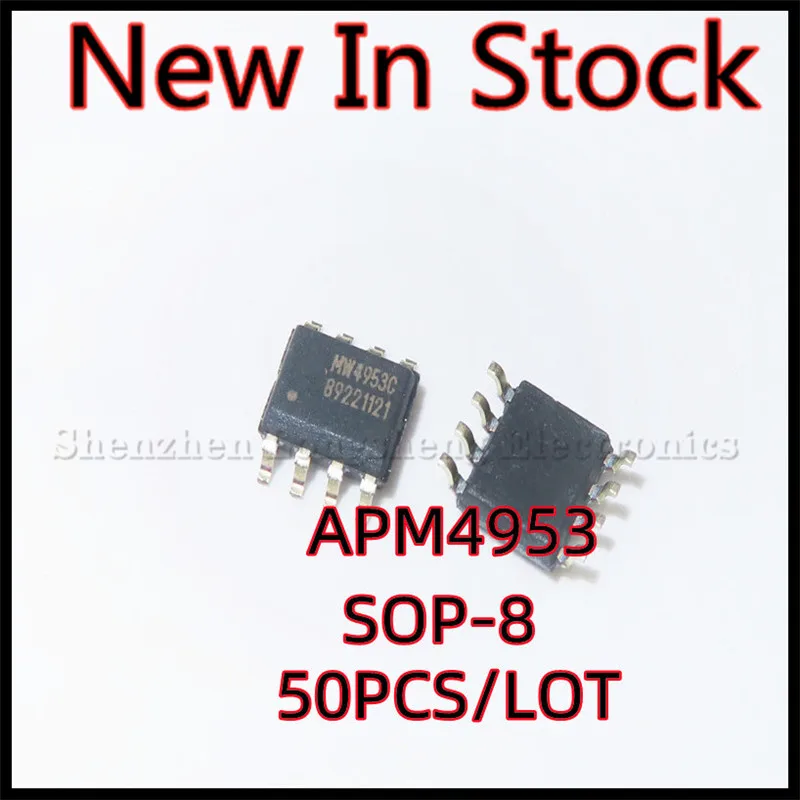

50PCS/LOT APM4953 APM4953KC-TRL SOP-8 Dual P-channel enhancement mode field effect transistor