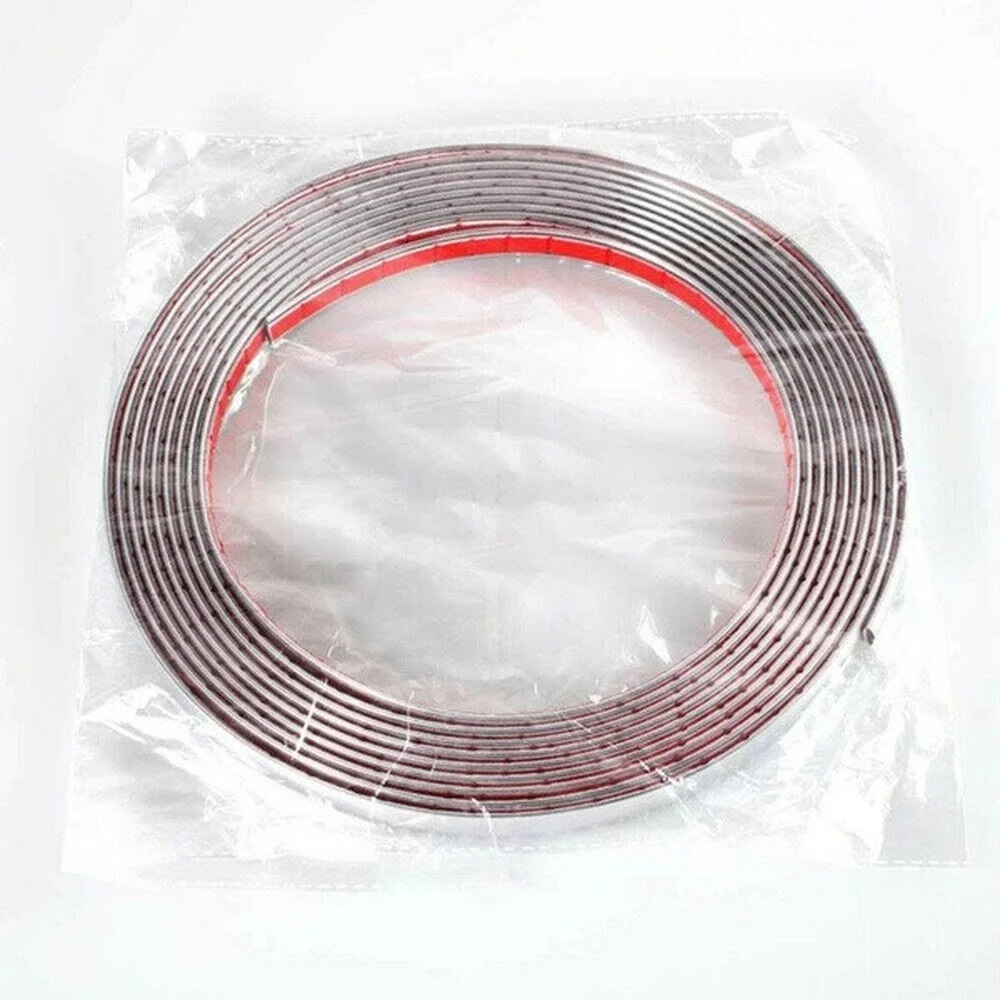 Автомобильная хромированная лента для молдинга 5 м протектор бампера