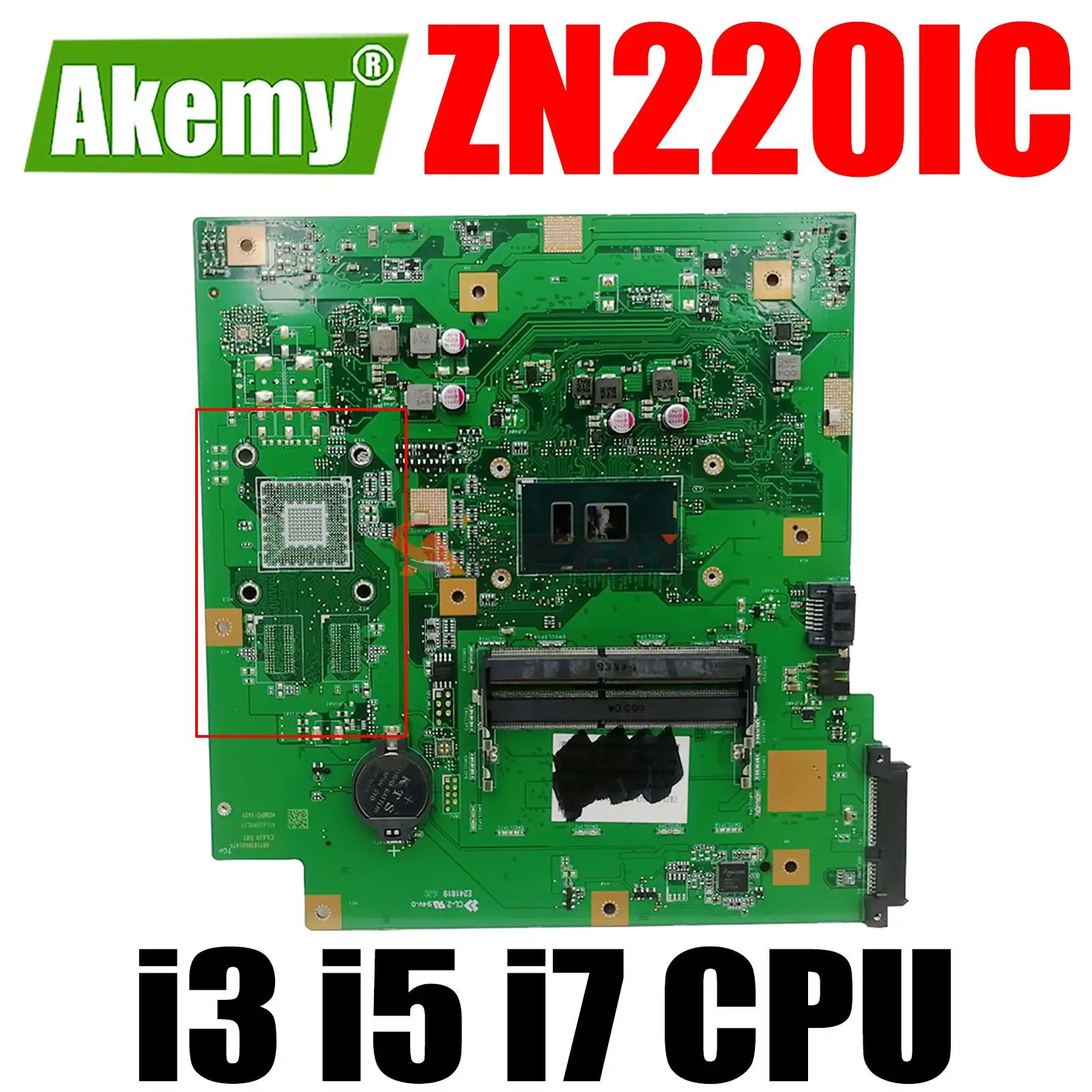 

ZN220IC Motherboard for ASUS ZN220IC UAM All-in-one Desktop Motherboard Mainboard I3-6th Gen I5-6th Gen I7-6th Gen CPU